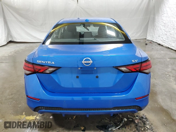 2024 Nissan Sentra SV with VIN 3N1AB8CV0RY375199, listed as a Copart auction lot 43747155 with 11,557 mi miles and Salvage Title. Bid and sale history available at DreamBid. Image 6.