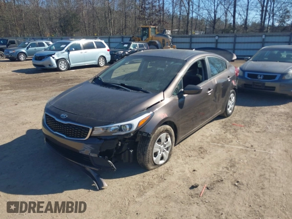 2017 Kia Forte LX with VIN 3KPFK4A76HE143867, listed as a IAAI auction lot 41623307 with 64,097 mi miles. Bid and sale history available at carsss.com. Image 17.
