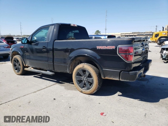 2014 Ford F-150 XL with VIN 1FTMF1CT4EFA06349, listed as a Copart auction lot 44969465 with 56,354 mi miles and Salvage title. Bid and sale history available at DreamBid. Image 2.