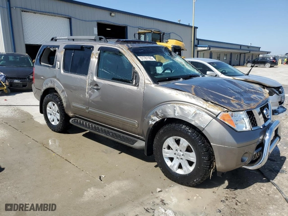 2006 Nissan Pathfinder SE with VIN 5N1AR18W36C654471, listed as a Copart auction lot 51781165 with 191,871 mi miles and Salvage Title. Bid and sale history available at carsss.com. Image 4.