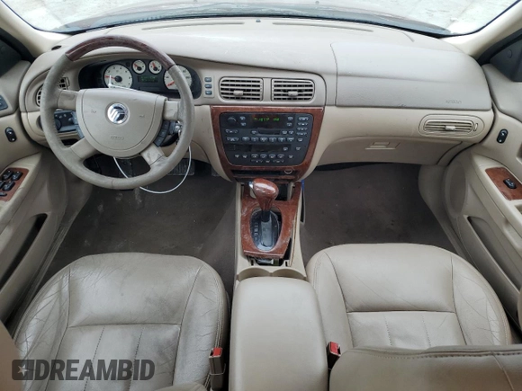 2005 Mercury Sable LS z VIN 1MEFM55S25A614425, wystawiony jako Copart lot #46335805 z przebiegiem 58 579 mil mil oraz Szkoda całkowita • Salvage title. Historia ofert i sprzedaży dostępna na DreamBid. Obrazek 8.