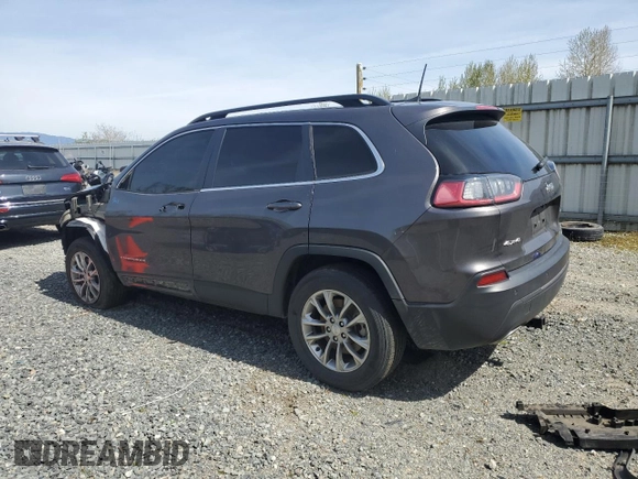 2022 Jeep Cherokee Latitude Lux with VIN 1C4PJMMN4ND503829, listed as a Copart auction lot 52988705 with 55,385 mi miles and Salvage title. Bid and sale history available at DreamBid. Image 2.