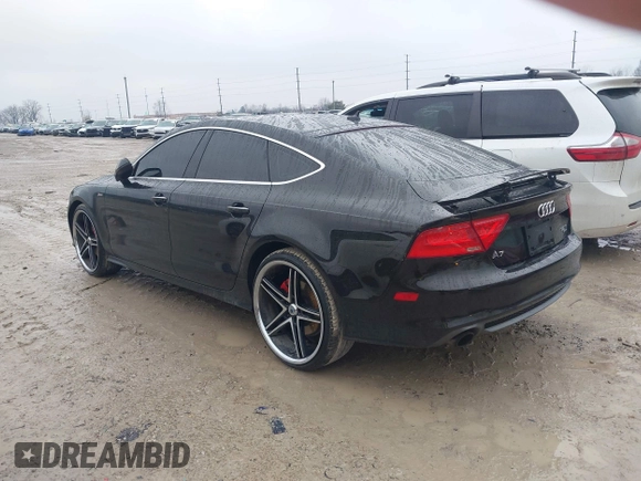 2013 Audi A7 3.0 Prestige with VIN WAU2GAFC4DN021984, listed as a IAAI auction lot 41687095 with 55,307 mi miles. Bid and sale history available at carsss.com. Image 3.