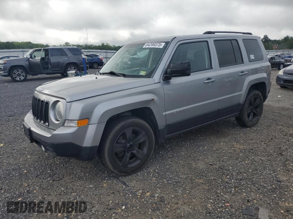 2016 Jeep Patriot High Altitude with VIN 1C4NJPFAXGD599276, listed as a Copart auction lot 64299375 with 151,372 mi miles and Clean title. Bid and sale history available at DreamBid. Image 1.