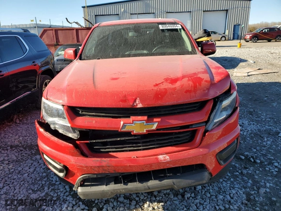 2018 Chevrolet Colorado 4WD Work Truck with VIN 1GCHTBEA8J1118588, listed as a Copart auction lot 80046004 with 108,762 mi miles and Salvage Title. Bid and sale history available at carsss.com. Image 5.