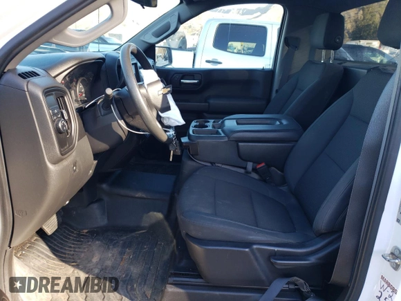 2020 Chevrolet Silverado 1500 Work Truck with VIN 3GCNWAEF9LG304824, listed as a Copart auction lot 46043875 with 21,479 mi miles and Salvage Title. Bid and sale history available at carsss.com. Image 7.