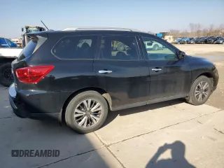 2017 Nissan Pathfinder SL with VIN 5N1DR2MM1HC632351, listed as a Copart auction lot 48970295 with 75,638 mi miles and Salvage Title. Bid and sale history available at DreamBid. Image 3.