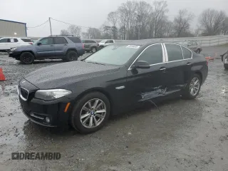 2015 BMW 5 Series 528i xDrive with VIN WBA5A7C54FD625812, listed as a Copart auction lot 57550705 with 113,352 mi miles and Salvage title. Bid and sale history available at DreamBid. Image 1.
