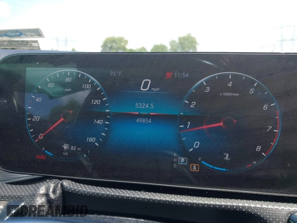 2022 Mercedes-Benz A 220 with VIN W1K3G4FB6NJ360938, listed as a IAAI auction lot 42541917 with 49,854 mi miles and . Bid and sale history available at DreamBid. Image 7.