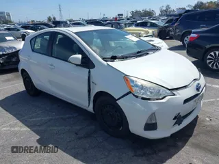 2014 Toyota Prius One with VIN JTDKDTB30E1075210, listed as a IAAI auction lot 41816662 with 154,436 mi miles and . Bid and sale history available at DreamBid. Image 1.
