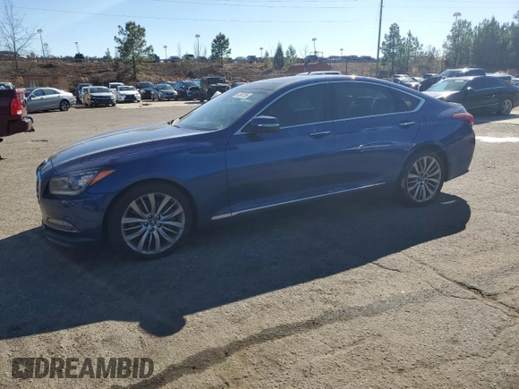2017 Genesis G80 Ultimate with VIN KMHGN4JF7HU181009, listed as a Copart auction lot 47967285 with Not Provided miles and Salvage Title. Bid and sale history available at DreamBid. Image 1.