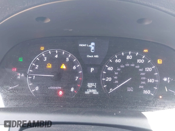 2010 Lexus LS 460 with VIN JTHBL5EF5A5101080, listed as a IAAI auction lot 42298809 with 126,985 mi miles and . Bid and sale history available at DreamBid. Image 7.