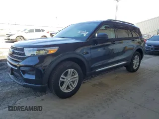 2023 Ford Explorer XLT with VIN 1FMSK8DH3PGC08565, listed as a Copart auction lot 49883844 with 6,345 mi miles and Salvage Title. Bid and sale history available at carsss.com. Image 1.