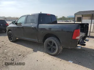 2018 Ram 1500 Big Horn with VIN 1C6RR7LT8JS345625, listed as a Copart auction lot 60603065 with 107,849 mi miles and Salvage title. Bid and sale history available at DreamBid. Image 2.