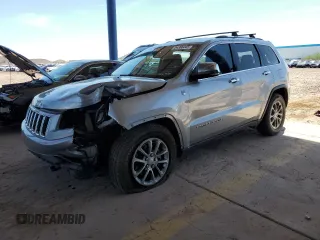 2014 Jeep Grand Cherokee Limited with VIN 1C4RJFBG1EC356240, listed as a Copart auction lot 54366445 with 127,829 mi miles and Salvage Title. Bid and sale history available at DreamBid. Image 1.