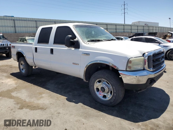 2003 Ford Super Duty F-250 XL with VIN 1FTNW21P03EC77086, listed as a Copart auction lot 56126444 with 0 mi miles and Non Repairable. Bid and sale history available at carsss.com. Image 4.