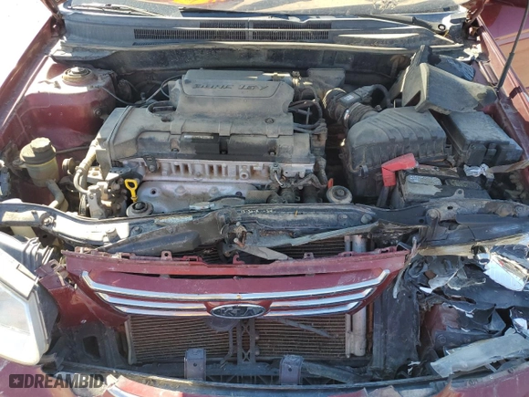 2007 Kia Spectra EX with VIN KNAFE121575449935, listed as a Copart auction lot 61509034 with 134,162 mi miles and Salvage Title. Bid and sale history available at carsss.com. Image 12.