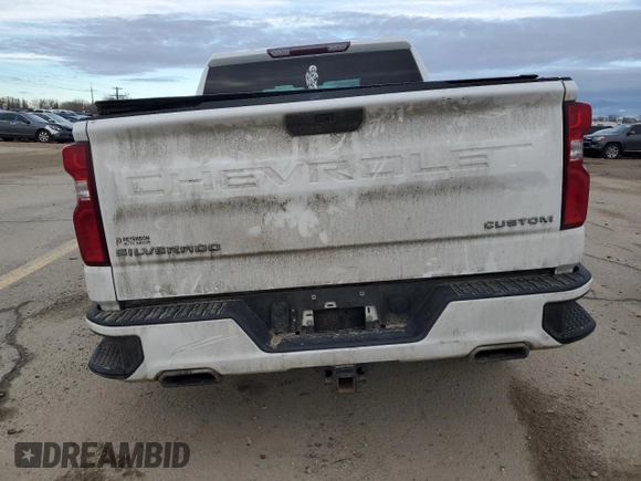 2019 Chevrolet Silverado 1500 Custom with VIN 3GCUYBEFXKG701159, listed as a Copart auction lot 85421754 with 95,432 mi miles and Salvage Title. Bid and sale history available at DreamBid. Image 6.