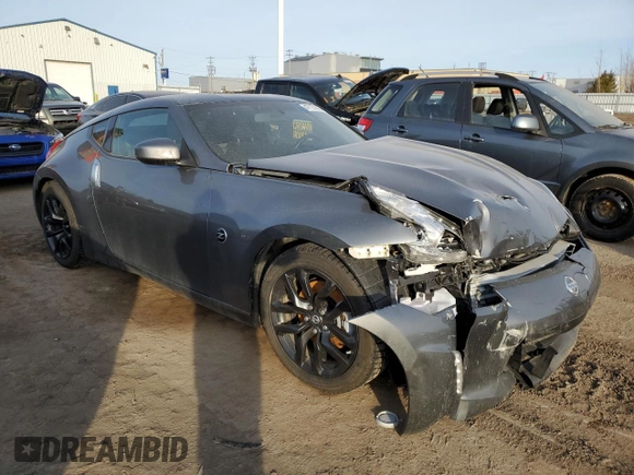 2017 Nissan 370Z with VIN JN1AZ4EH6HM952752, listed as a Copart auction lot 47127605 with 45,850 mi miles and Salvage title. Bid and sale history available at DreamBid. Image 4.