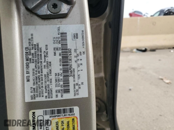 2018 Ford Fusion SE with VIN 3FA6P0H77JR176302, listed as a Copart auction lot 84115154 with 167,461 mi miles and Clean Title. Bid and sale history available at DreamBid. Image 12.
