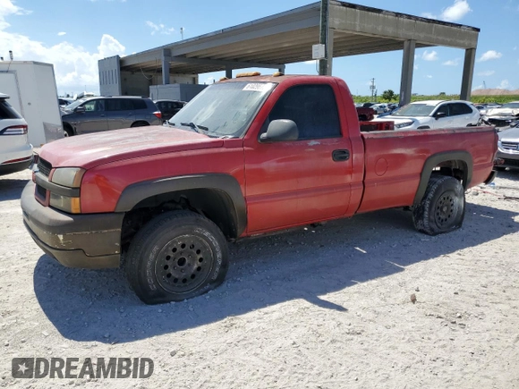 2005 Chevrolet Silverado 1500 Work Truck z VIN 1GCEC14X65Z139112, wystawiony jako Copart lot #61029675 z przebiegiem 167 947 mil mil oraz Czysty tytuł • Clean title. Historia ofert i sprzedaży dostępna na DreamBid. Obrazek 1.