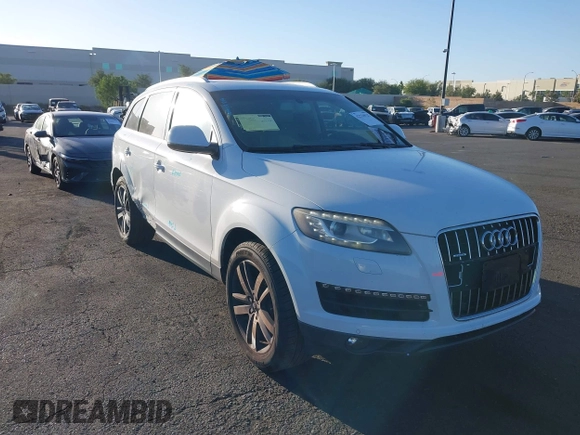 2012 Audi Q7 Premium Plus with VIN WA1LGAFE6CD008306, listed as a IAAI auction lot 42510525 with 131,992 mi miles and . Bid and sale history available at DreamBid. Image 1.