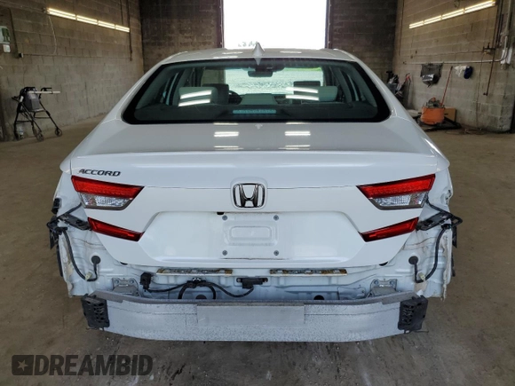 2021 Honda Accord EX-L with VIN 1HGCV1F50MA058005, listed as a Copart auction lot 63679815 with 33,428 mi miles and Salvage title. Bid and sale history available at DreamBid. Image 6.