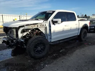 2024 Ford F-150 Raptor with VIN 1FTFW1RG8RFB75914, listed as a Copart auction lot 42652185 with 1,914 mi miles and Salvage Title. Bid and sale history available at carsss.com. Image 1.