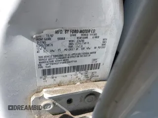 2008 Ford F-250 XL с VIN 1FTSW21Y08ED07710, выставлен на аукционе IAAI как лот 42663172 с пробегом 183 352 миль миль и . История ставок и продаж доступна на DreamBid. Изображение 9.