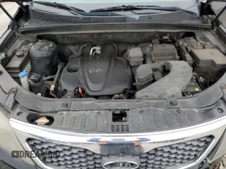 2012 Kia Sorento LX with VIN 5XYKTCA6XCG239803, listed as a Copart auction lot 51057655 with 138,758 mi miles and Salvage Title. Bid and sale history available at carsss.com. Image 12.