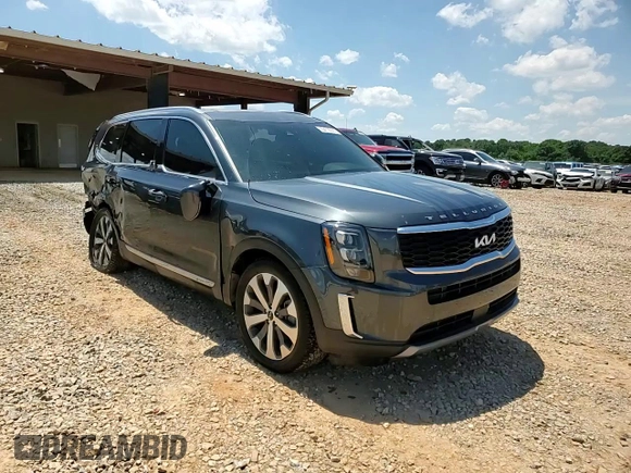 2022 Kia Telluride EX with VIN 5XYP34HC5NG299630, listed as a Copart auction lot 55472225 with 33,322 mi miles and Salvage title. Bid and sale history available at DreamBid. Image 14.