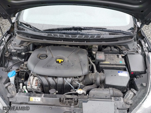 2016 Hyundai Elantra SE with VIN KMHDH4AE6GU628350, listed as a IAAI auction lot 41915493 with 1 mi miles. Bid and sale history available at carsss.com. Image 10.
