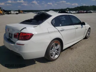 2012 BMW 5 Series 550i with VIN WBAFR9C52CDV59376, listed as a Copart auction lot 61603694 with Not Provided miles and Salvage Title. Bid and sale history available at carsss.com. Image 3.
