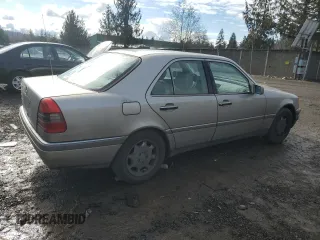 1994 Mercedes-Benz C with VIN WDBHA28E3RF034020, listed as a Copart auction lot 44763115 with 191,734 mi miles and Salvage Title. Bid and sale history available at carsss.com. Image 3.