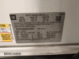 2014 Buick Enclave Premium with VIN 5GAKVCKD4EJ155021, listed as a IAAI auction lot 41503940 with 149,196 mi miles and . Bid and sale history available at DreamBid. Image 9.