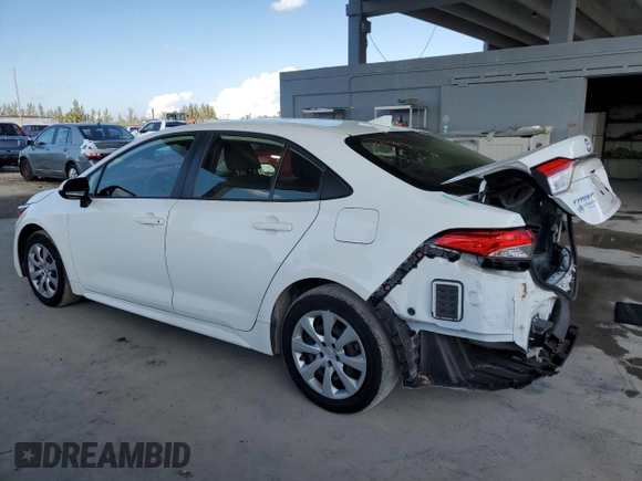 2023 Toyota Corolla Hybrid LE with VIN JTDBCMFE4P3006113, listed as a Copart auction lot 50166175 with 37,075 mi miles and Salvage Title. Bid and sale history available at carsss.com. Image 2.