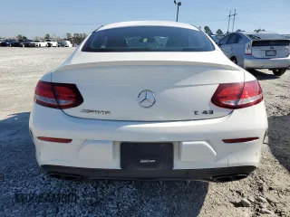 2018 Mercedes-Benz C 43 AMG with VIN WDDWJ6EBXJF678506, listed as a Copart auction lot 48525655 with 53,690 mi miles and Salvage Title. Bid and sale history available at DreamBid. Image 6.
