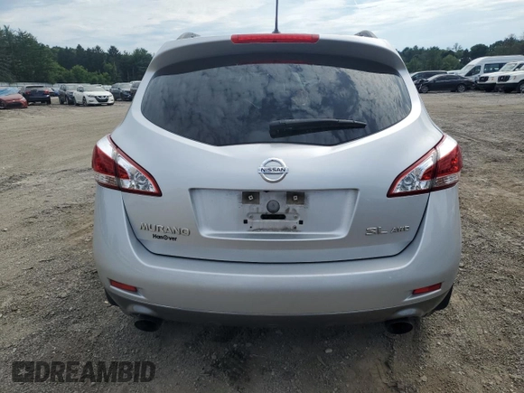 2014 Nissan Murano LE with VIN JN8AZ1MW6EW510473, listed as a Copart auction lot 60389974 with 105,038 mi miles and Salvage Title. Bid and sale history available at carsss.com. Image 6.