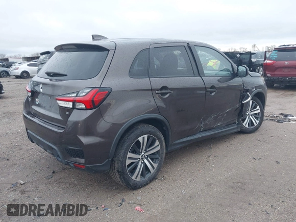 2020 Mitsubishi Outlander Sport SE 2.0 with VIN JA4AP4AU4LU001510, listed as a IAAI auction lot 41538831 with 69,781 mi miles. Bid and sale history available at carsss.com. Image 4.