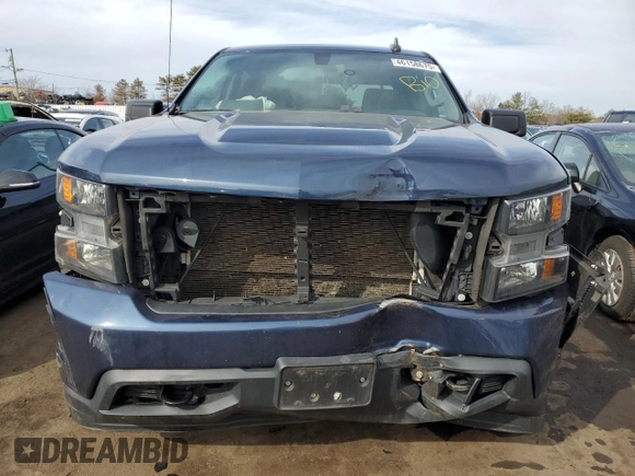 2021 Chevrolet Silverado 1500 Custom with VIN 1GCPYBEH8MZ116002, listed as a Copart auction lot 46158675 with 106,535 mi miles and Salvage Title. Bid and sale history available at DreamBid. Image 5.