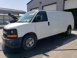 2017 Chevrolet Express Cargo Van with VIN 1GCWGBFF6H1193239, listed as a Copart auction lot 63022914 with 281,235 mi miles and Salvage Title. Bid and sale history available at carsss.com. Image 1.