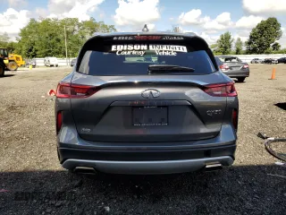 2022 Infiniti QX50 Essential with VIN 3PCAJ5CB5NF120297, listed as a Copart auction lot 65633113 with 10,035 mi miles and . Bid and sale history available at DreamBid. Image 6.