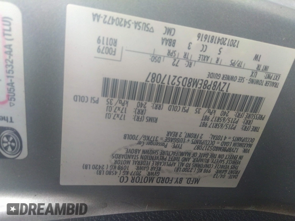 2013 Ford Mustang V6 с VIN 1ZVBP8EM8D5217087, выставлен на аукционе IAAI как лот 35534794 с пробегом Не указан миль и . История ставок и продаж доступна на DreamBid. Изображение 9.
