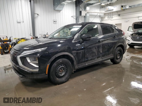 2022 Mitsubishi Eclipse Cross ES z VIN JA4ATUAA5NZ600410, wystawiony jako Copart lot #48032365 z przebiegiem 87 507 mil mil oraz Czysty tytuł • Clean title. Historia ofert i sprzedaży dostępna na DreamBid. Obrazek 1.