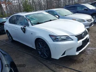 2013 Lexus GS 350 with VIN JTHCE1BL8D5015977, listed as a IAAI auction lot 41740814 with 168,084 mi miles. Bid and sale history available at carsss.com. Image 1.