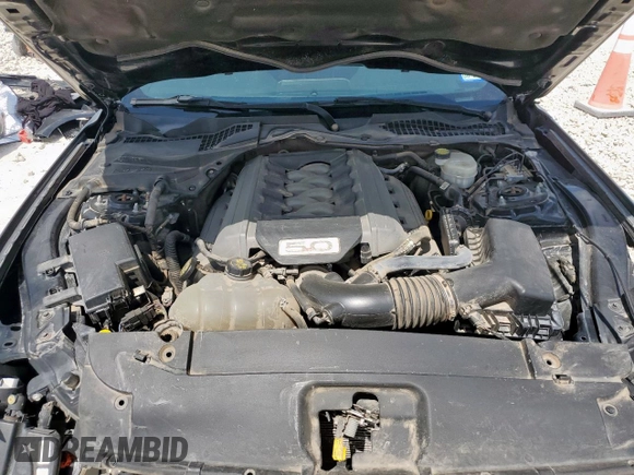 2017 Ford Mustang GT z VIN 1FA6P8CF2H5323202, wystawiony jako Copart lot #60057815 z przebiegiem 52 907 mil mil oraz Szkoda całkowita • Salvage title. Historia ofert i sprzedaży dostępna na DreamBid. Obrazek 11.
