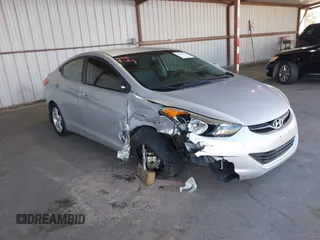 2013 Hyundai Elantra GLS with VIN KMHDH4AE3DU805769, listed as a IAAI auction lot 42141630 with 108,764 mi miles and . Bid and sale history available at DreamBid. Image 1.