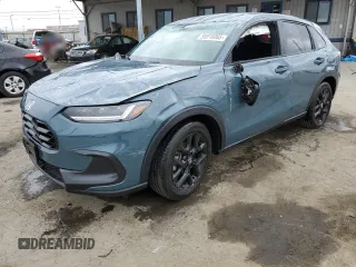 2024 Honda HR-V Sport with VIN 3CZRZ1H51RM727915, listed as a Copart auction lot 55516065 with 11,039 mi miles and Salvage title. Bid and sale history available at DreamBid. Image 1.