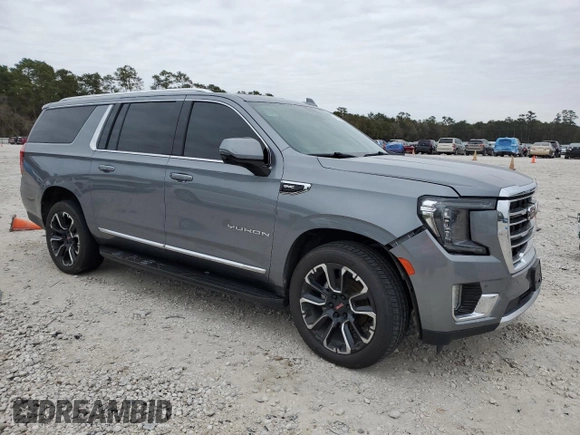 2022 GMC Yukon XL SLT with VIN 1GKS1GKD5NR280116, listed as a Copart auction lot 41790045 with 64,518 mi miles and Salvage Title. Bid and sale history available at carsss.com. Image 4.