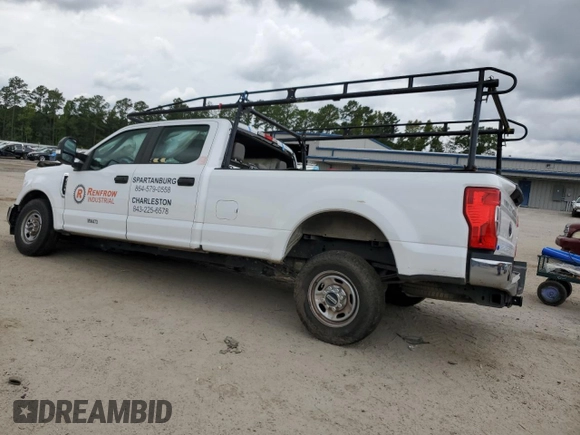 2020 Ford F-250 XL with VIN 1FT7W2A65LEE81978, listed as a Copart auction lot 70580054 with 107,563 mi miles and Salvage title. Bid and sale history available at DreamBid. Image 2.
